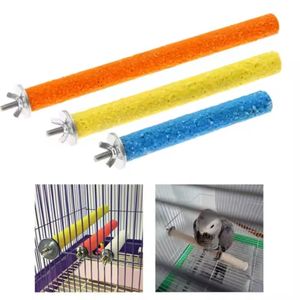 Station <span class=keywords><strong>de</strong></span> perchoir <span class=keywords><strong>pour</strong></span> oiseaux <span class=keywords><strong>de</strong></span> compagnie <span class=keywords><strong>perroquet</strong></span> <span class=keywords><strong>jouet</strong></span> à mâcher nettoyeur <span class=keywords><strong>de</strong></span> dents griffe <span class=keywords><strong>de</strong></span> chinchilla outil <span class=keywords><strong>de</strong></span> meulage bâton en bois fixe - Product Image 4