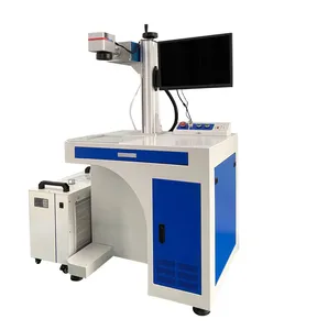 Sichtbare automatische ultraviolett-laser-beschriftungsmaschine lader laserdrucker kunststoff automatische lasergravurmaschine