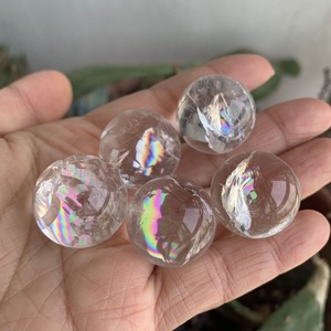 Clear <b>Crystal</b> Sphere <b>Balls</b> Polished <b>Crystal</b> Stone Art Collectible Decorative Craft for Home Decoration - Product Image 2