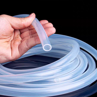 Tuyau flexible en silicone transparent de qualité alimentaire, à longueur personnalisée, pour la production de lait et de bière