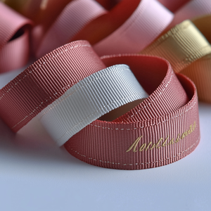 Cinta de Embalaje de Lujo INFFY al por Mayor, Cinta de Grosgrain Suave con Logotipo Personalizado en 3D, Regalos de Cumpleaños - Product Image 6
