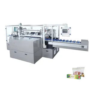 multifunction automatic cartoning machine box packing machine cartoner for plastic industry