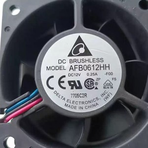 เดลต้า Afb0612hh พัดลมระบายความร้อนแบบไร้แปรงถ่าน 60x60 มม. 12V DC 6025 รอบต่อนาที - Product Image 2