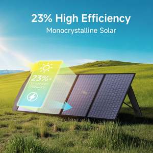 <span class=keywords><strong>ALLPOWERS</strong></span> SP033-<span class=keywords><strong>200W</strong></span> Panneau Solaire Portable Pliable <span class=keywords><strong>200W</strong></span> pour Connecteurs de Centrale Électrique pour Camping-Car, Camping, Usage Domestique 25,6x20,3 Pouces - Product Image 6