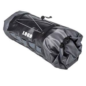 Sacs de guidon de vélo en nylon personnalisés, 2 côtés, fermeture à enroulement, étanches, pour le cyclisme - Product Image 1