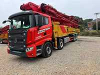 Bomba de Concreto Usada Sany SYM5465THBF 2022 Montada en Camión Diésel, 62m, 125m/h, Motor de 353KW, Fabricada en China