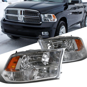 Faro Delantero para Dodge Ram <span class=keywords><strong>1500</strong></span> 2500 3500 2009-2018, Faros Delanteros Cuádruples 68001485AH/68001484AH CH2518135/CH2519135 - Product Image 5