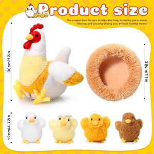 Piccolo pulcino animali di peluche simpatici giocattoli di peluche animali da fattoria pollo gallo bambola giocattolo - Product Image 6
