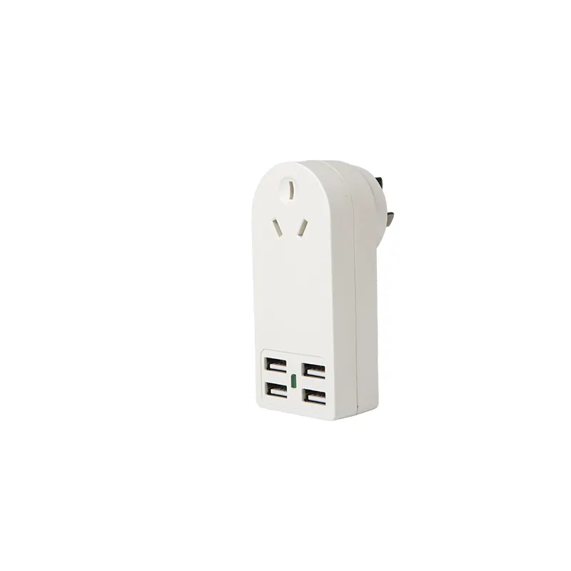Sıcak satış fabrika doğrudan fiyat çok fiş çıkış genişletici 4 USB duvar şarj duvar adaptörü ev için aralıklı
