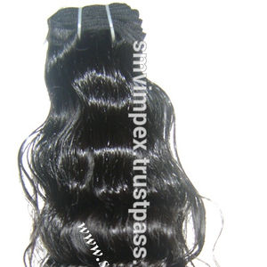 Cheveux bruts naturels. tissage de cheveux indiens vierges. extension de cheveux indiens remy sans perte et sans emmêlement d'Inde - Product Image 1