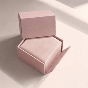 Zebopak Blush Pink Velvet Jewelry Box Set with <b>Ring</b> Earring Necklace Bracelet <b>Storage</b> Case Small Jewelry Boxes Bulk Supplier - Product Image 2
