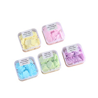 Tablettes de savon jetables, tablettes de savon portables pour les voyages, mini-tablettes de savon portables pour étudiants et enfants dans une boîte