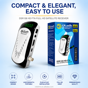 Receptor de satélite FTA Full HD 1080P digital compacto portátil Plug and Play - Product Image 1