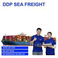 Agent de fret DDP multi-fournisseurs Chine-Royaume-Uni, consolidation de marchandises LCL, livraison porte-à-porte, dédouanement, taxes payées, Amazon FBA
