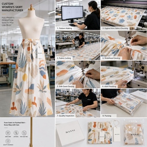 Jupe sur mesure pour <span class=keywords><strong>femme</strong></span> 2026 – <span class=keywords><strong>Jupes</strong></span> bohèmes en mousseline de soie <span class=keywords><strong>mi</strong></span>-longues taille haute, style européen et américain - Product Image 3