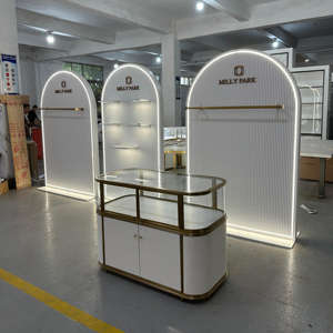 ジュエリー時計展示ショーケースキャビネットキオスク透明ガラスLED照明博物館展示小売店ショッピングモール - Product Image 5