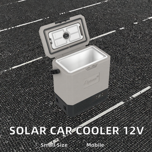 Mini compresseur en plastique congélateur de voiture réfrigérateur batterie solaire Rechargeable Portable 12V <span class=keywords><strong>glacière</strong></span> - Product Image 3