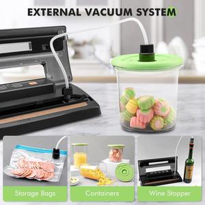 เครื่องซีลสูญญากาศแบบกึ่งอัตโนมัติแบบพกพาสำหรับอาหารและเครื่องดื่ม สำหรับการถนอมอาหารด้วยสารเคมี บรรจุภัณฑ์ฟิล์ม/ถุง - Product Image 3