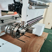 Machine à broder automatique à tête unique pour chapeaux et vêtements avec garantie d'un an, peu coûteuse, facile à utiliser, de haute qualité