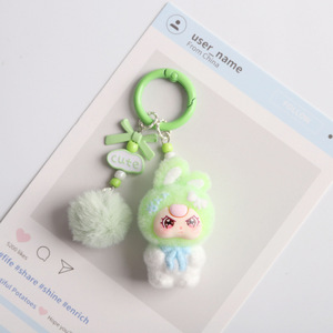 Nuovo Portachiavi a Forma di Bambino Carino di Tre Anni, Giocattolo in Peluche 3D Ecologico, Piccolo Regalo, Appendiborsa, Articoli all'Ingrosso - Product Image 5