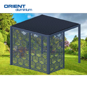 מפעל מותאם אישית חופה ממונעת מתנועפת שמש gazebo bioclimate אלומיניום bioclimate פרגולה אלומיניום - Product Image 5