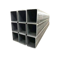 Tube carré en acier au carbone certifié CE ISO9001, galvanisé SHS 50x50 250x250mm, OEM ODM pour équipement industriel, cadre de conteneur