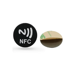 Imprimable <span class=keywords><strong>Anti</strong></span> Métal NFC RFID Étiquettes Forme Ronde 13.56Mhz NFC Tag RFID Étiquette Autocollant - Product Image 1