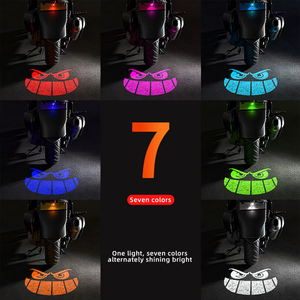 Projecteur LED universel pour moto, lampe aile œil d'ange, 7 couleurs alternées, motif au sol, accessoire de style pour moto - Product Image 4