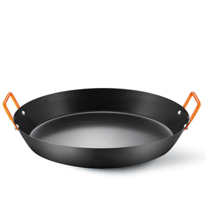 Sartén antiadherente de gran capacidad y paella Pan Utensilios de cocina de metal de acero al carbono diseñados en fábrica para uso doméstico - Product Image 1