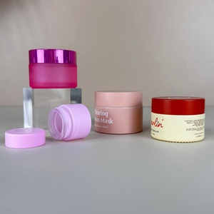 ขวดครีมบำรุงผิวหน้าแบบปากกว้าง ขายส่ง ขนาด 30 กรัม 50 กรัม 80 กรัม 100 กรัม ขวดแก้วฝ้าแบบด้าน ขวดเปล่าสำหรับเครื่องสำอาง พร้อมฝาปิด - Product Image 1