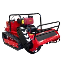 Tondeuse à gazon diesel de qualité industrielle NEWPANDA NPCH-4B, résistante aux intempéries, performance maximale, moteur 192cc, largeur de coupe 1000mm, double commande, 6km/h