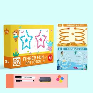 Jouets éducatifs pour enfants Y.S.R, stylo d'écriture réutilisable, livre d'entraînement au contrôle de l'écriture avec pages en papier - Product Image 2