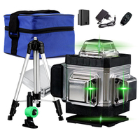 Niveau laser multifonctionnel automatique rotatif à auto-nivellement multi-lignes