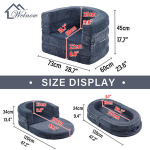 Tendance 2026 : Canapé-lit Toggo extensible et compressible pour enfants et adultes, idéal pour salon et chambre à coucher - Product Image 6