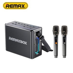 Remax Loa Không Dây 120W Giọng Nói Mạnh Mẽ Khuếch Đại Đảng Loa Di Động <span class=keywords><strong>Bluetooth</strong></span> Loa Với 2 Micro Không Dây - Product Image 1