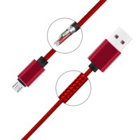 Câble Micro USB 2.0 en nylon tressé métallique nickelé de haute qualité, charge rapide Android 3A, longueurs 1m/2m/3m, pour téléphone portable et ordinateur
