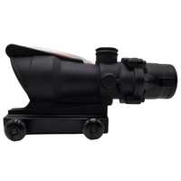 ACO4x32C4A 4x Red Aluminum Tactical Fiber Optic Prismatic Scope High Waterproof Shockproof Fully Multi Coated | Factory