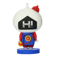 Figurine de jouet de poupée en PVC sur mesure boîte aveugle en vinyle en caoutchouc souple artisanat de mascotte mettant en vedette des personnages congelés de l'animation de dessins animés
