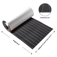 Revêtement de pont en mousse EVA pour bateau, tapis antidérapant, alternative au tapis de yacht, durable, imperméable, personnalisable, adhésif 3M