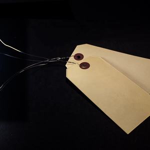 Custom מנילה נייר לתלות תג עם חוט מחרוזת עבור בגד בגדים - Product Image 2