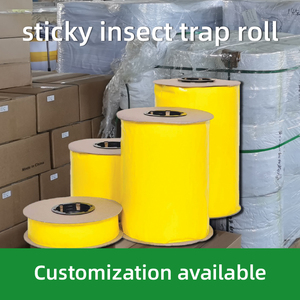 ม้วนกาวดักแมลงแบบใช้แล้วทิ้ง PP Solid กันน้ำ เป็นมิตร<span class=keywords><strong>กับ</strong></span>สิ่งแวดล้อม ขนาด 15 ซม. x 100 ม. สำหรับดักแมลงบนลำต้นไม้และในโรงเรือน กำจัดแมลงสาบ - Product Image 5