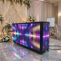 P2.5 GOB Cabine DJ portable pliable à LED pour événements en boîte de nuit, sur scène ou en club de musique
