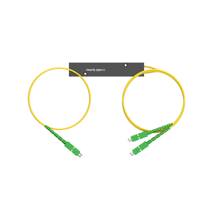 Répartiteur PLC à fibre optique 1x2 SC APC de qualité télécom, faible perte d'insertion, boîtier ABS pour réseau optique passif - Product Image 3