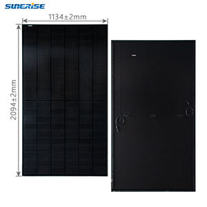 Groothandel Oem 500W Zonne-Energie Systeem Mono Gezicht Zonnepanelen Fabricage 510W Enkel Glas Alle Zwarte Zonnepanelen - Product Image 2