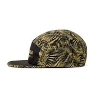 Gorra de running personalizada de 5 paneles, impermeable, de poliéster, con perforaciones cortadas a láser, visera personalizada, logo reflectante, gorra perforada para ciclismo.