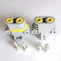 Connecteur mâle-femelle 50A 2 broches 600V IP20 étanche ignifuge pour climatiseur de stationnement, paire de connecteurs avec fils de contact en cuivre TCEA