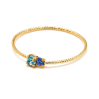 Gemnel tendance bijoux zircone mode émeraude diamant naissance pierre anneau