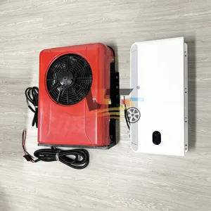 12V ac air conditioner electric semi truck batteries ac unit for truck 24v Parking air conditioning