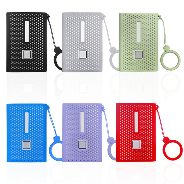 2026 Gadgets Silicone Protective Case Anti-Scratch SSD Protective Sleeve Cover for Samsung T7 Touch External Hard Drive