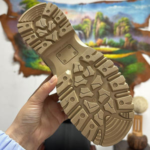 Botas Tácticas de Entrenamiento de Venta Caliente <span class=keywords><strong>Hoy</strong></span> en Cuero de Gamuza para Senderismo en Desierto - Product Image 4